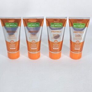 Medline Remedy Specialized Protect Clear Zinc Ointment Skin Barrier 2.5oz Pack 4
